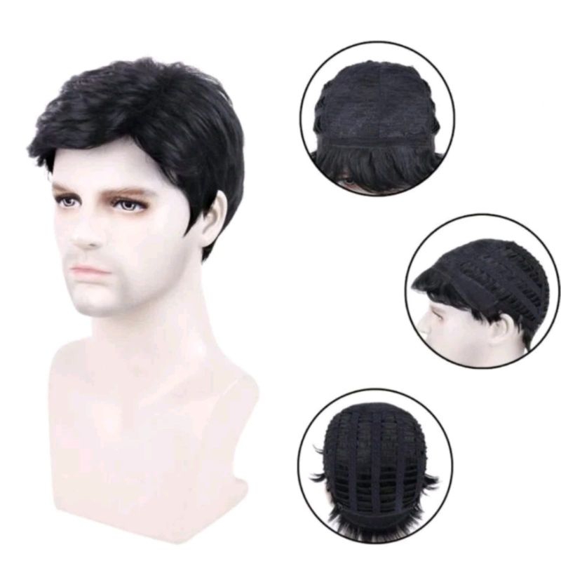 wig rambut pria terbaru wig pria