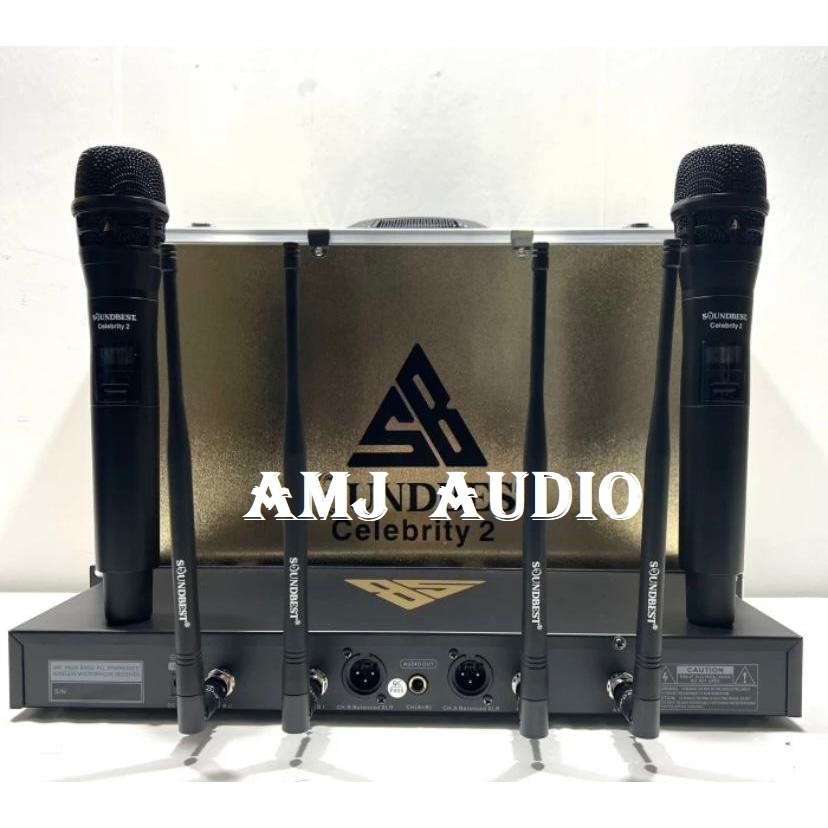 Mic microphone wireless soundbest celebrity 2 original mic soundbest