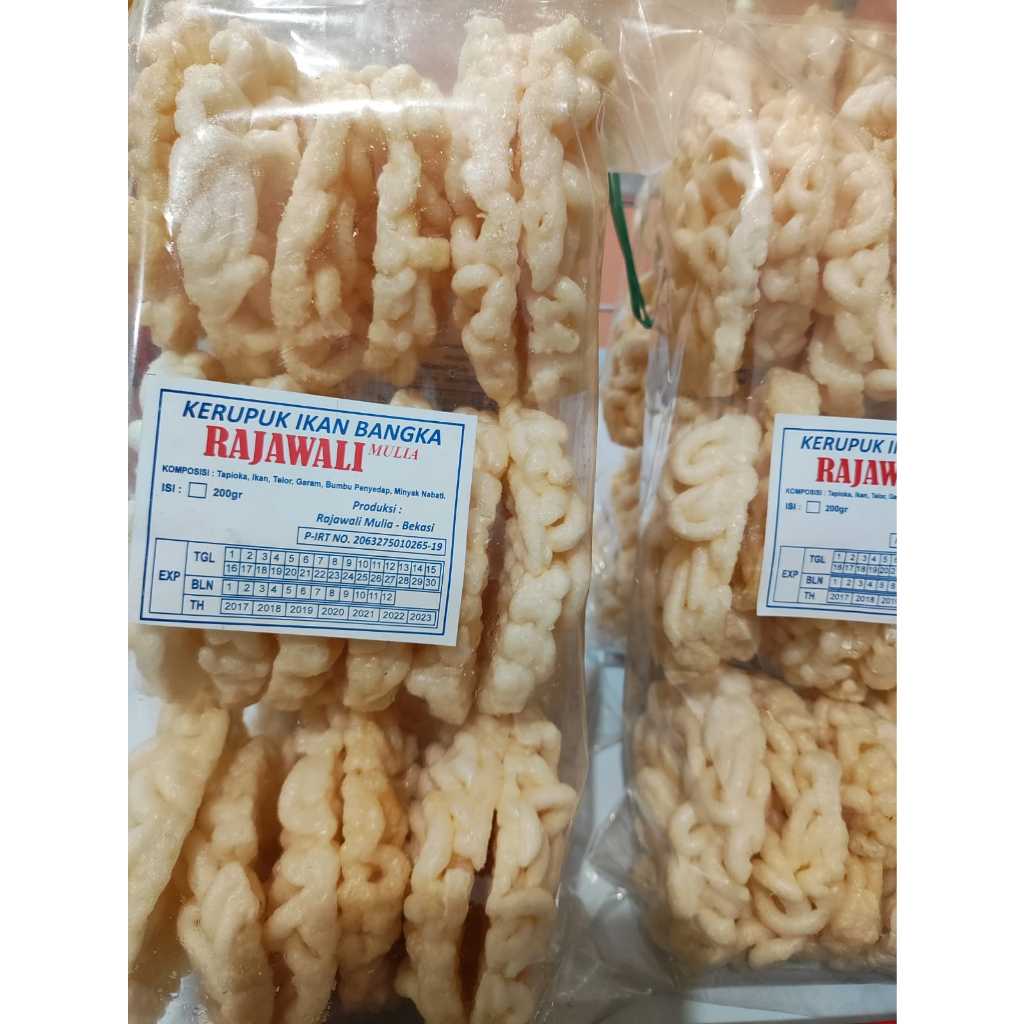 

Kerupuk Bangka Kriting Putih