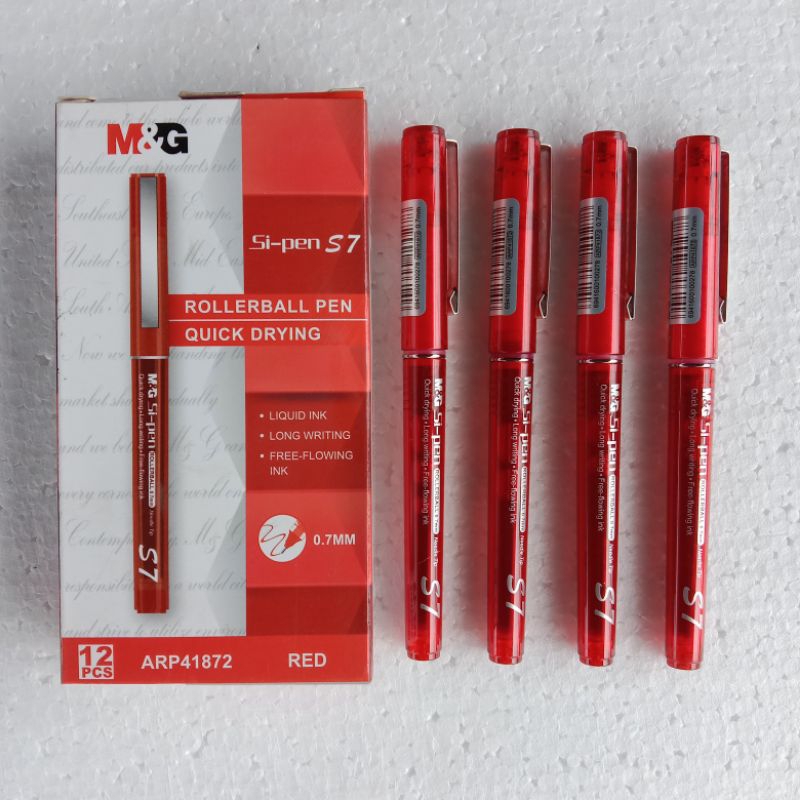 

KF | M&G Liquid Roller Pen Merah 0.7mm Needle Tip (ARP41872) - SATUAN