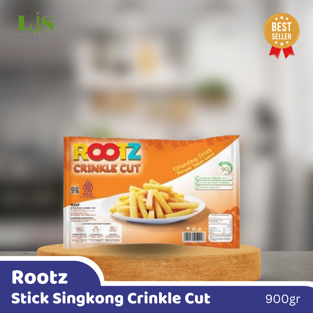 

RB Rootz Frozen Cassava Crinkle Cut 900gr