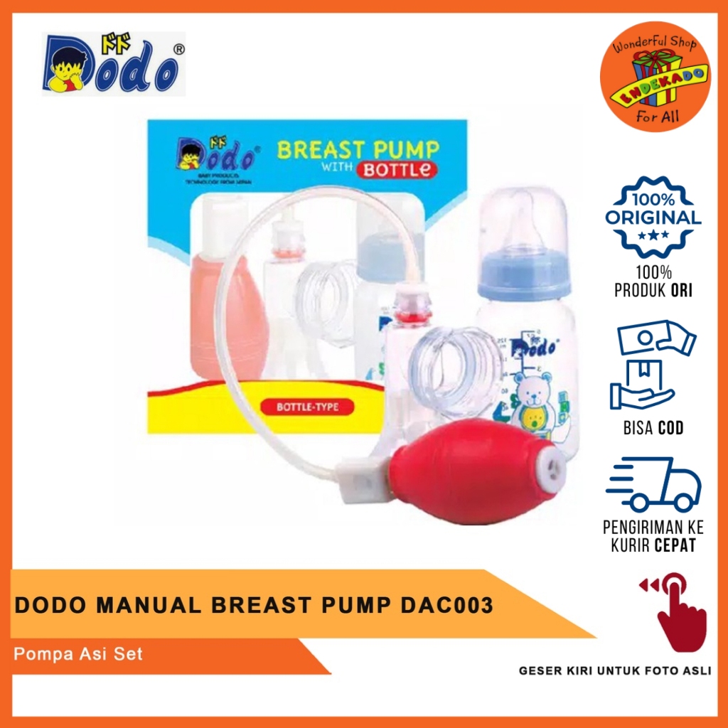 MAKASSAR DODO BREAST PUMP MANUAL DAC003 - Pompa Asi Set