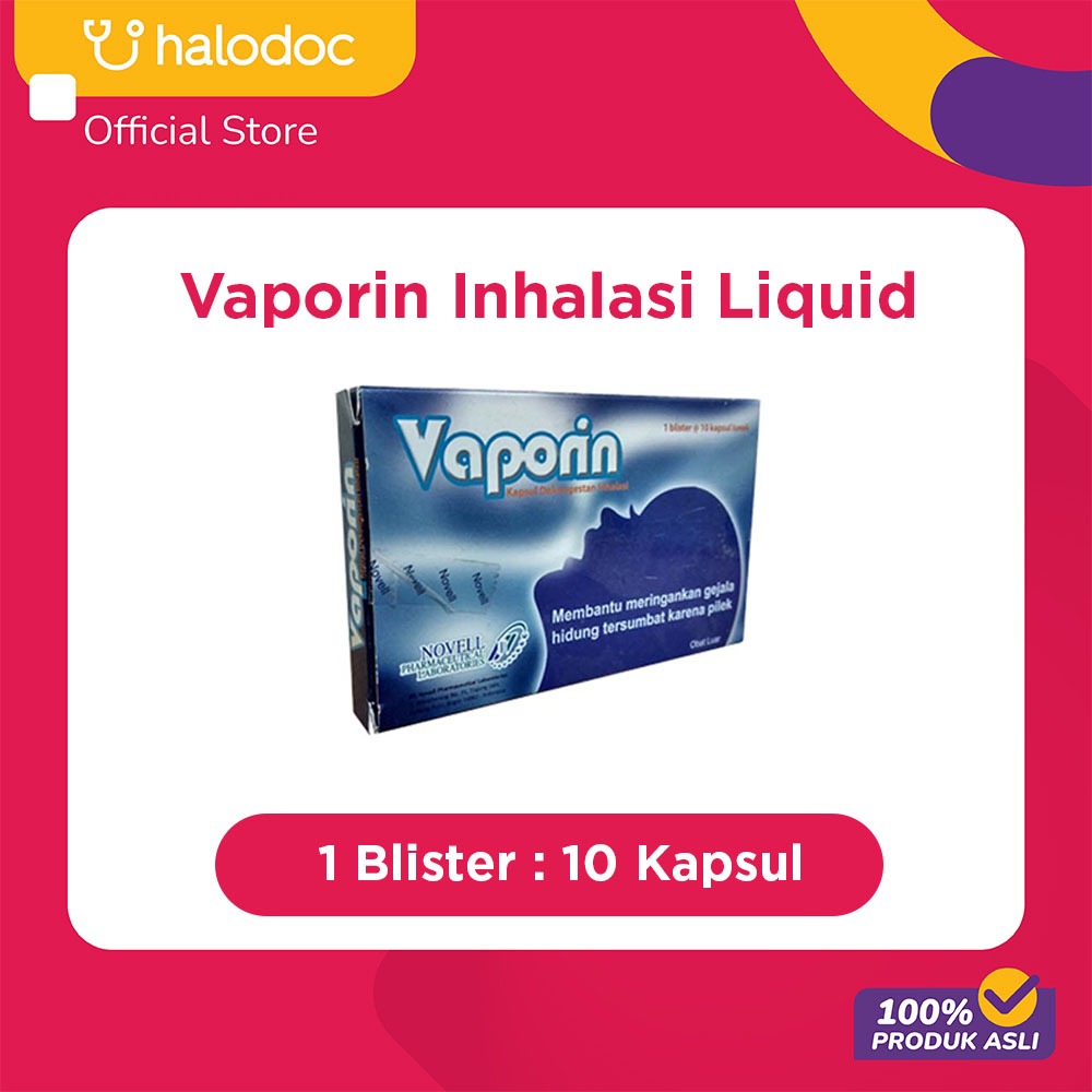 Vaporin Inhalasi Liquid 10 Kapsul