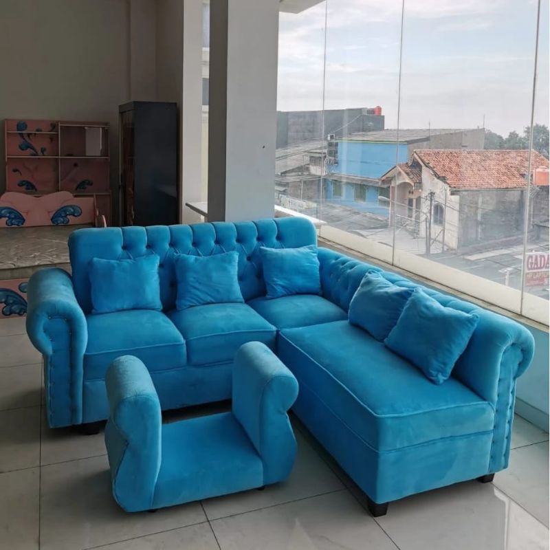 SOFA L PUTUS TERBARU SOFA RUANG TAMU MINIMALIS SOFA MEWAH RUANG TAMU