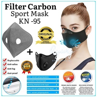 [COD] FILTER CARBON MASKER KN95 KN 95 SPORT MASK MASKER KESEHATAN TAMBAHAN FILTER UNTUK MASKER KN95 