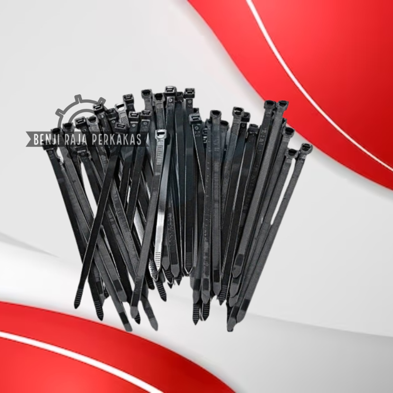

FUKUTA Kabel Ties Tali Ripet Hitam Nylon Cable Tis Isi 100 Pcs 2,5x100mm