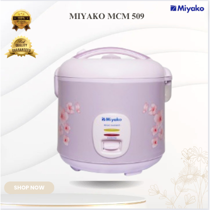 MIYAKO RICE COOKER MCM 509 MAGIC WARMER PLUS/MCM509/MCM-509/MCM 509/MIYAKO RICE COOKER 3In1