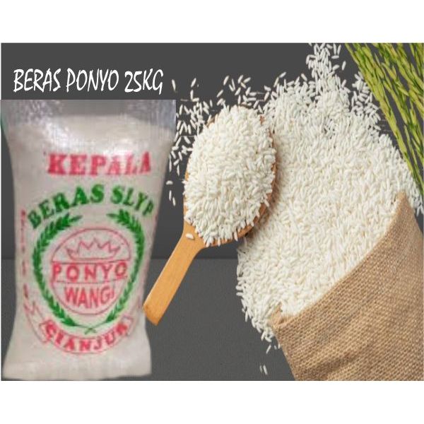 

BERAS CIANJUR 25kg PULEN MEREK PONYO