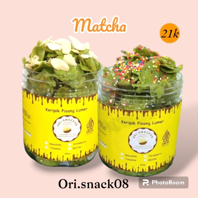 

Keripik Pisang Lumer 600ml|Matcha