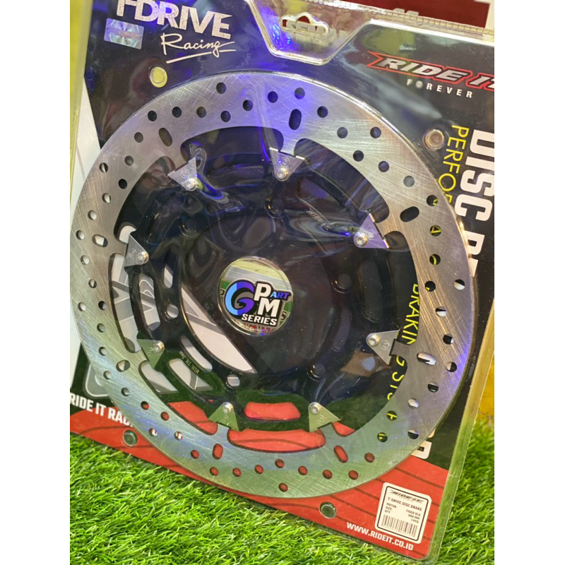 Piringan Cakram Depan Disc MOS Floating + Breket 300 mm PNP MEGAPRO TIGER CB150R OLD MEGA PRO MP