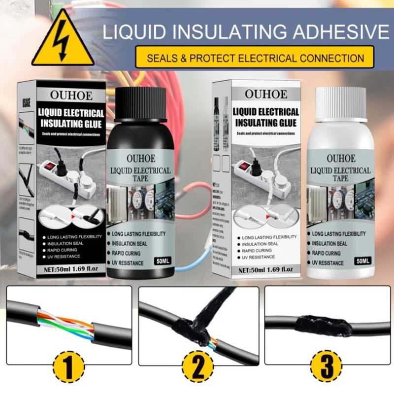 Tahan Panas Liquid Insulating Sealing Anti Air Insulating Glue Liquid Insulasi Lem Kabel