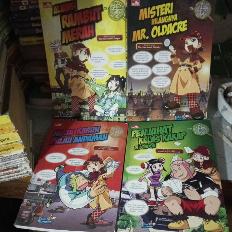 KOMIK ANAK SERIAL EKSPERIMEN SHERLOCK HOLMES