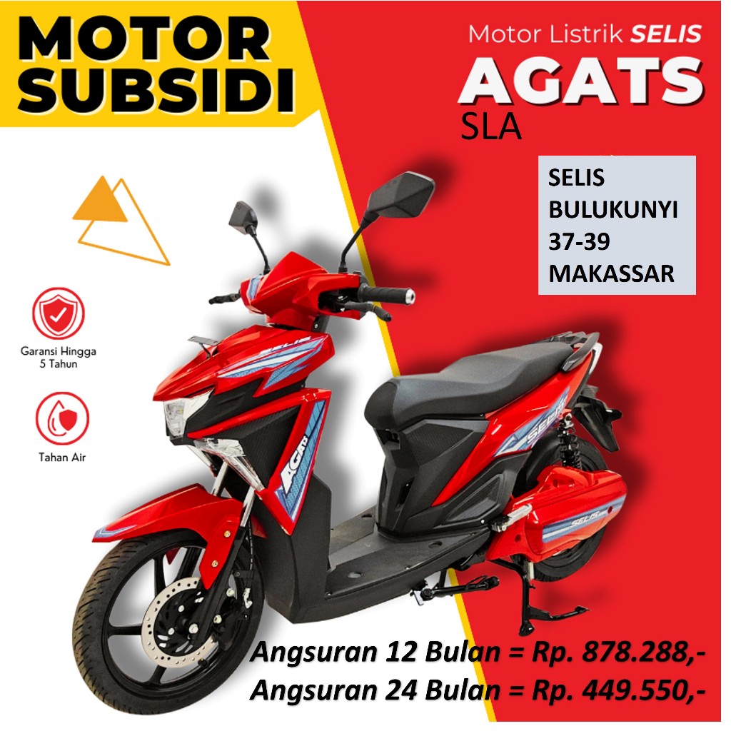 MOTOR LISTRIK SELIS AGATS SLA SUBSIDI PEMERINTAH