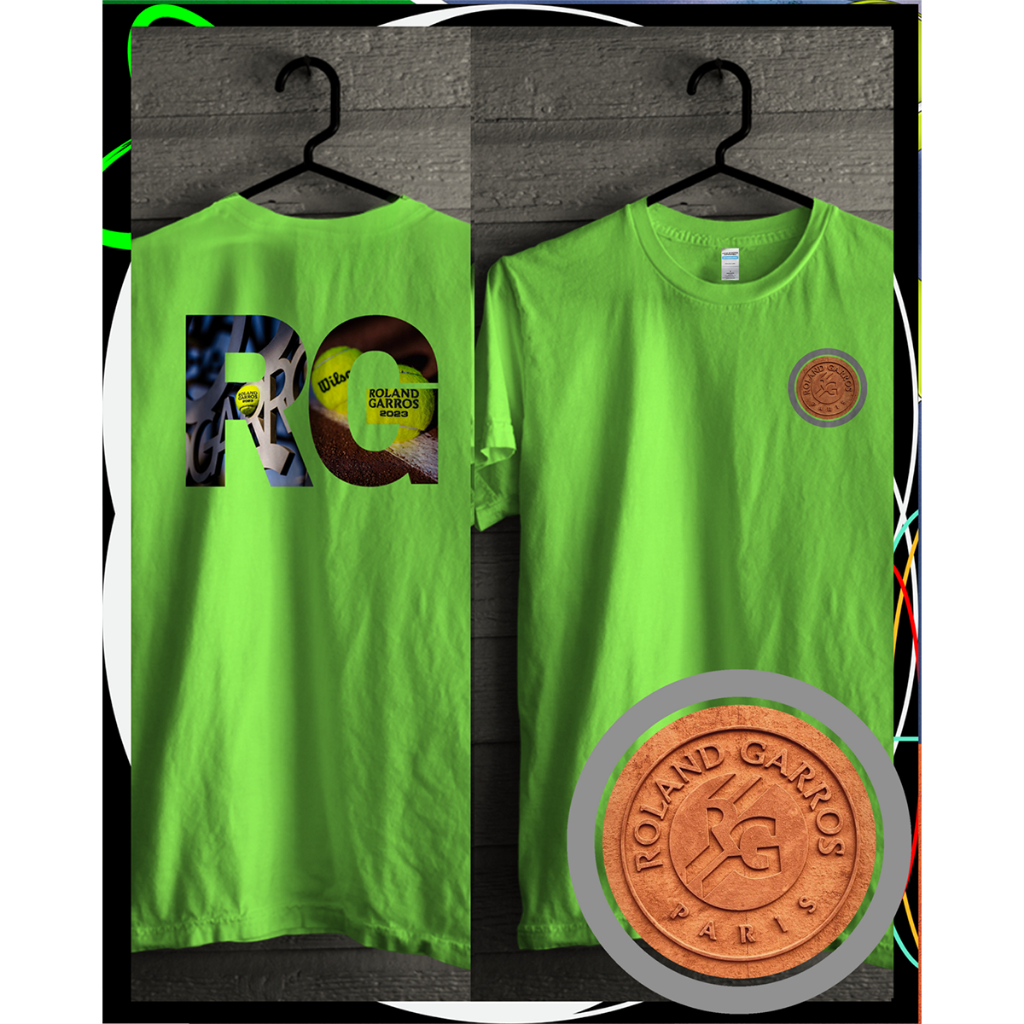 Kaos Tennis wilson Roland Garros TShirt Tennis Kaos Tenis Wilson TShirt Tenis Baju Pria Distro Baju 