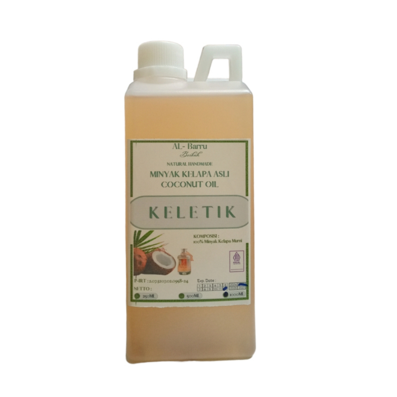 

KELETIK Minyak Kelapa murni VCO klentik 1000 ml