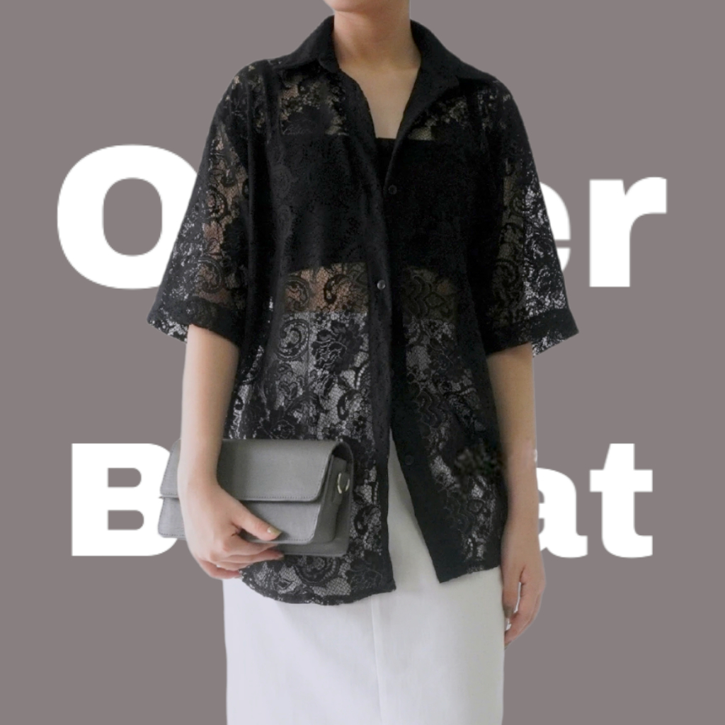 outer brokat | outer brokat kondangan kekinian | outer brokat premium | hitam