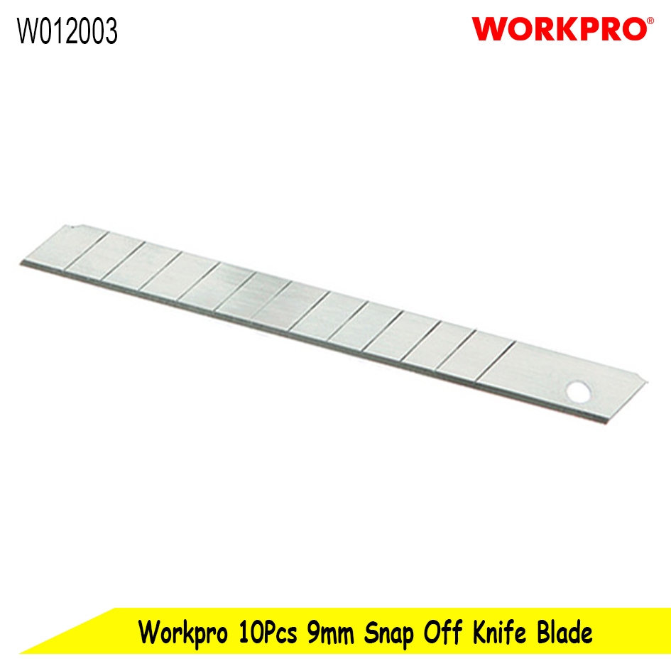 

W012003 10Pcs 9mm Isi Cutter Pisau Snap Off Knife Blade
