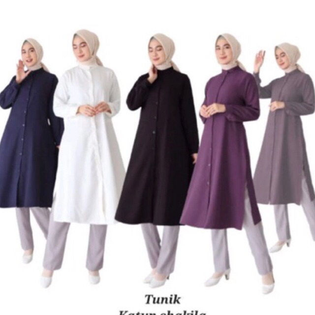 Mecca Tunik katun toyobo premium Muslim Wanita