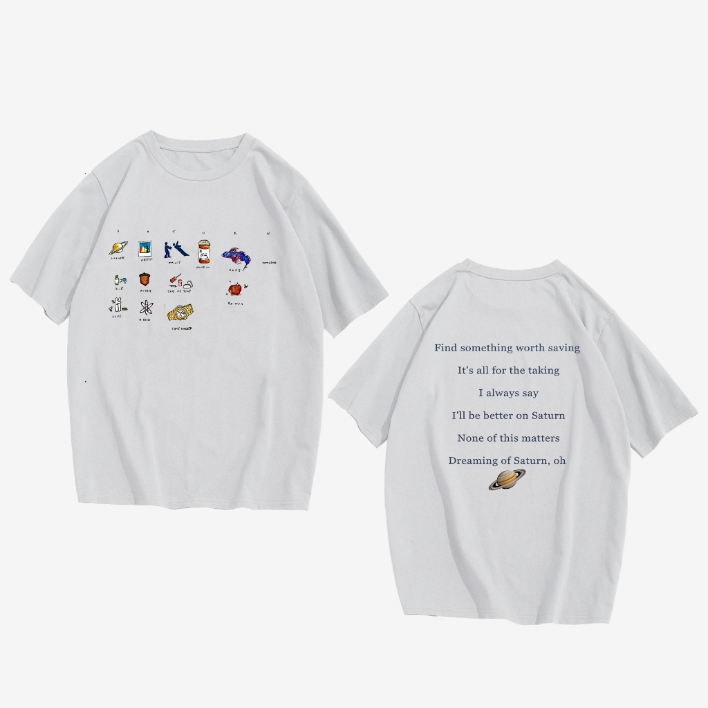 SZA SATURN STYLE T-SHIRT VINTAGE OVERSIZE TEE