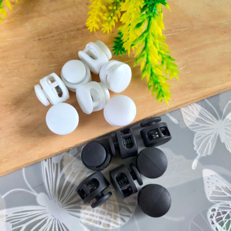 Stopper Tali Bulat Stopper Klakson Hitam Putih