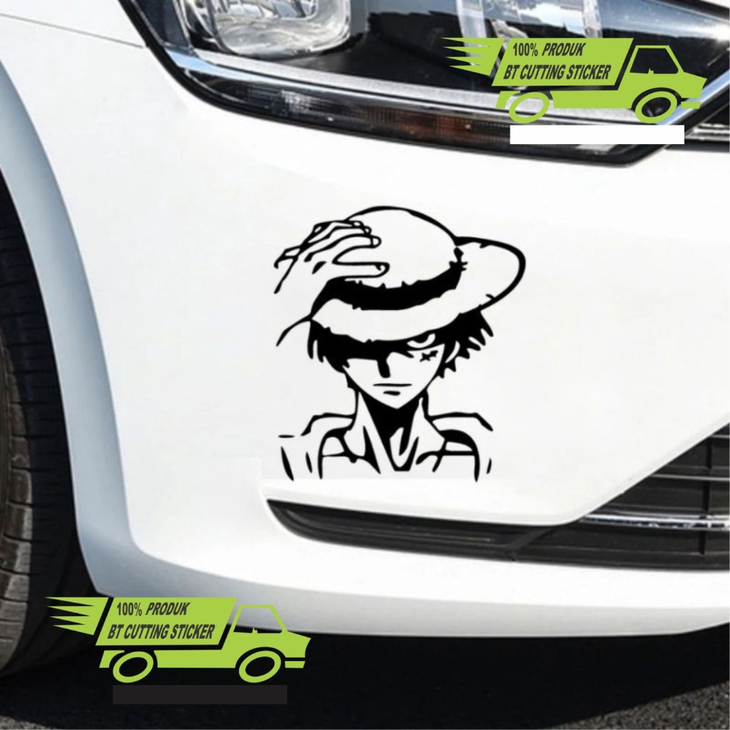 ON32 one piece sticker mobil stiker one piece stiker mobil stiker kap bemper stiker anime one piece