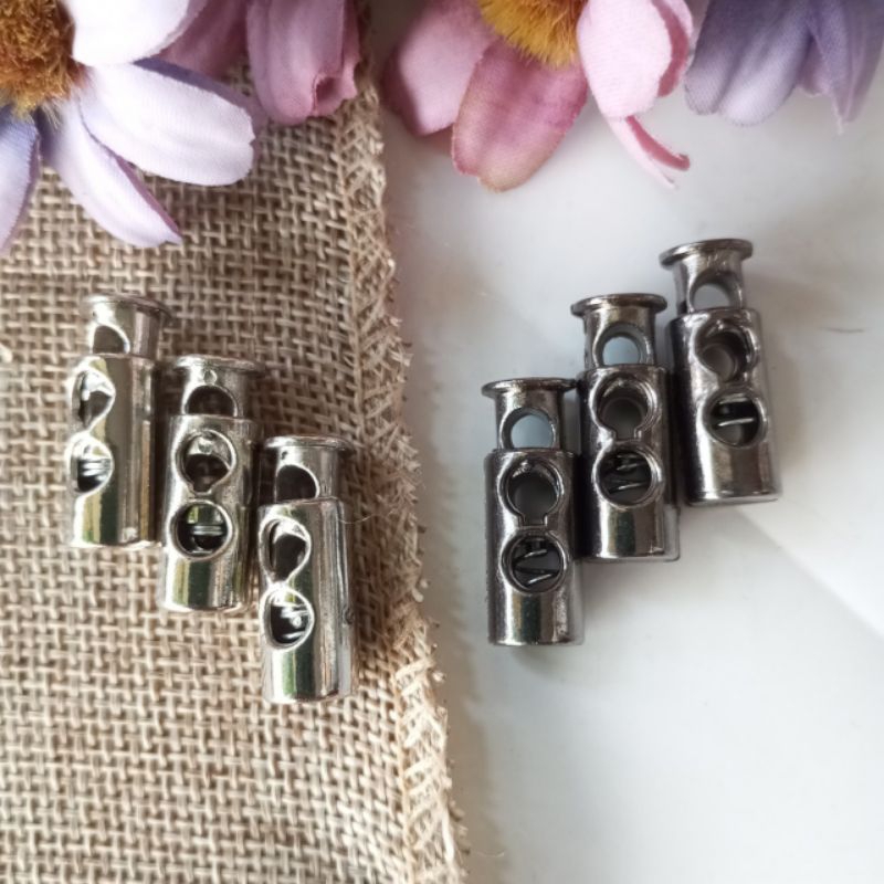 Stopper 2 Lubang Nikel Stopper Botol Hitam Stopper Botol Black Nikel