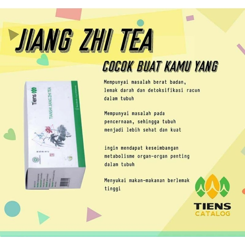 

Teh Jiang Zhe Tea Tiens Teh Pelangsing badan AMPUH 100%