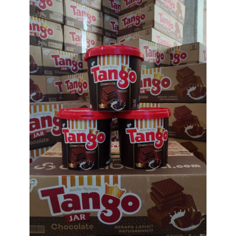 

wafer tango jar 240gr rasa coklat/kaleng/toples/kue lebaran