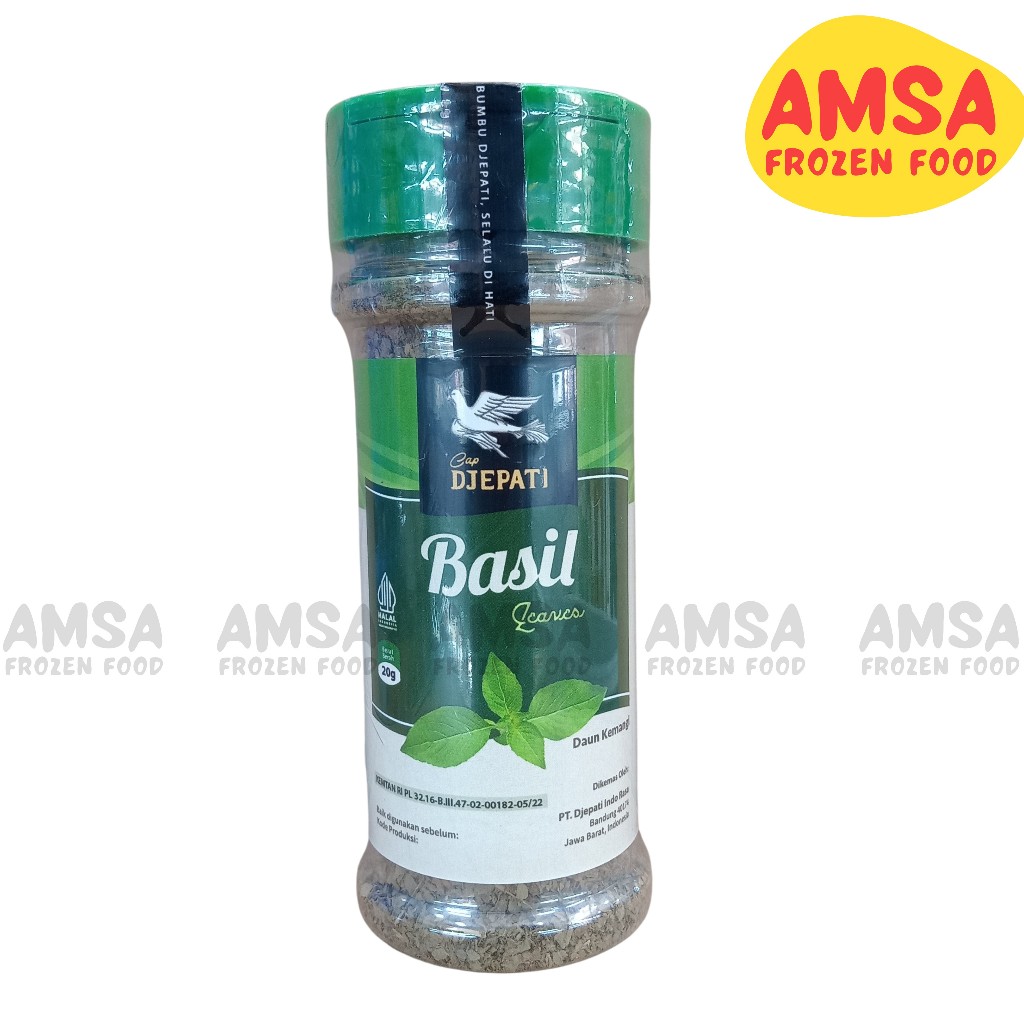 

Cap Djepati Basil Leaves 20 gr / Daun Kemangi Bubuk
