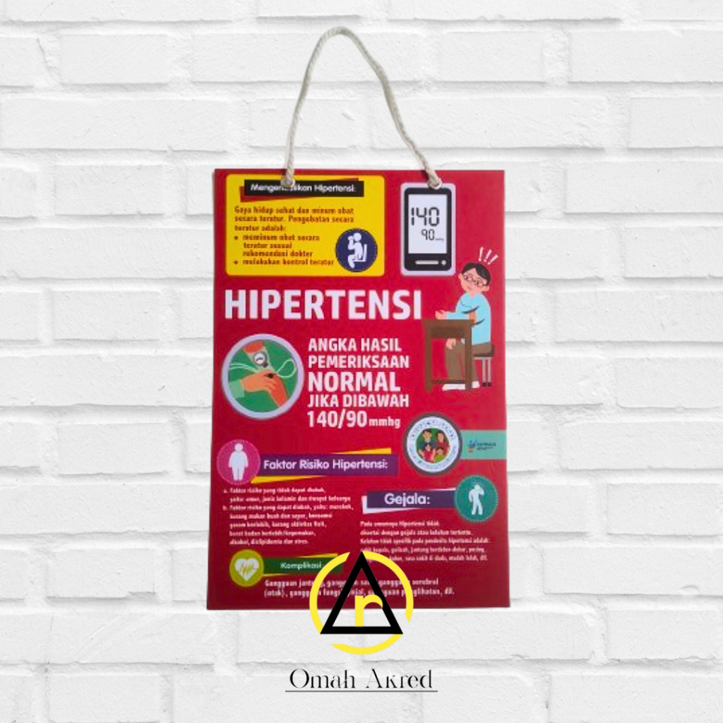 

Hard Poster Hipertensi - Faktor Resiko Hipertensi - Tekanan Darah Tinggi - Hard Poster Kesehatan