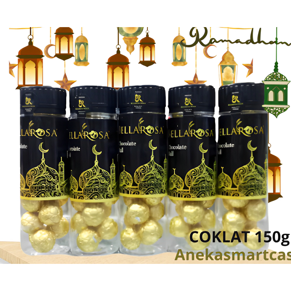 

COKLAT BUTIR EMAS -GOLD CHOCOLATE BELLAROSA NETTO 150gr COKLAT KHAS LEBARAN LEMBUT/LUMER/MANIS Favorit Keluarga