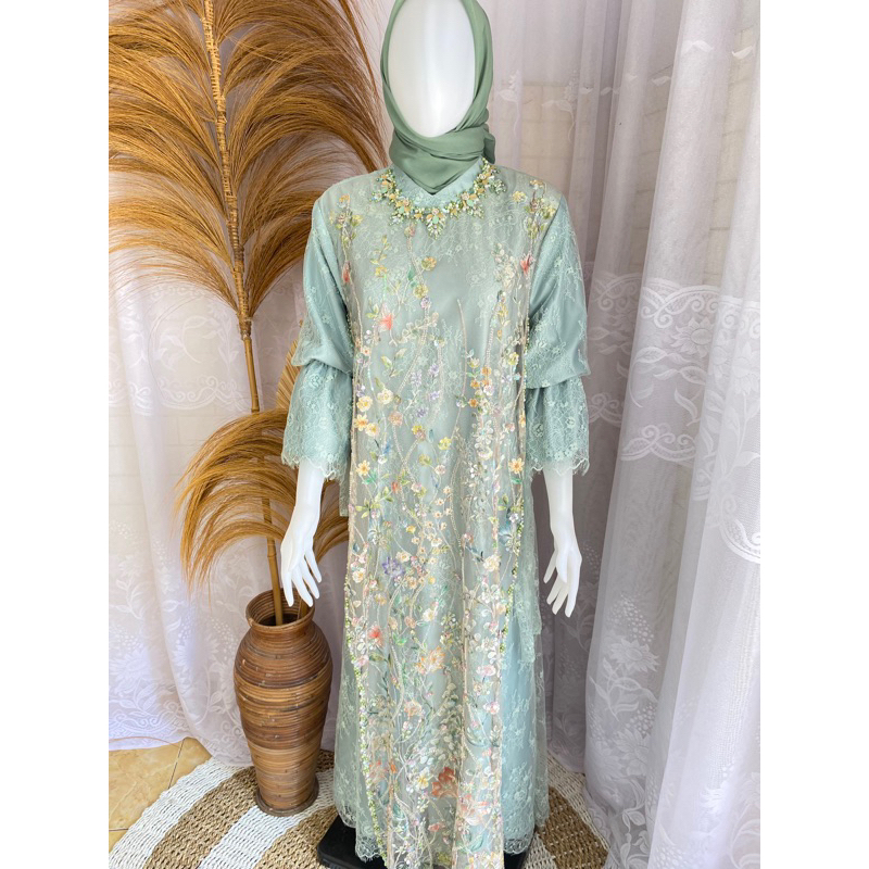 gamis lebaran gamis premium gamis payet premium baju gamis renda payet baju baju payet baju lebaran 