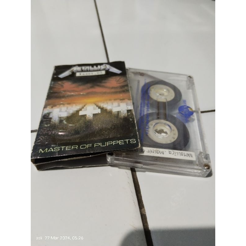 kaset pita metallica / master of puppets