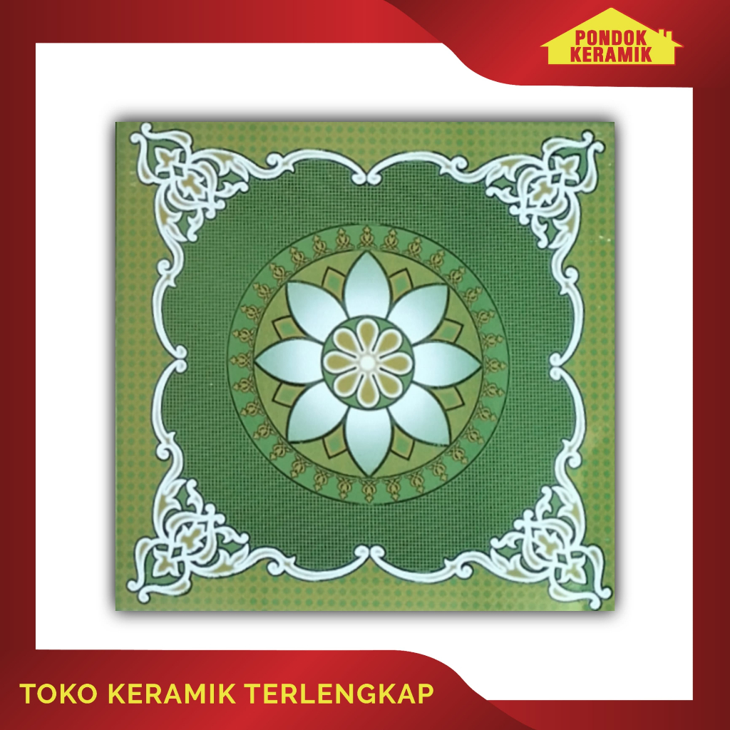 Keramik Lantai Dekoratif Pegasus 40x40 Kilimanjaro Dark Green