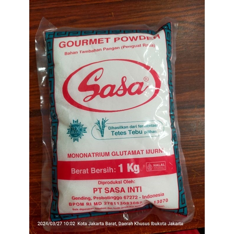 

SASA ( PENGUAT RASA/ MICIN) 1 Kg