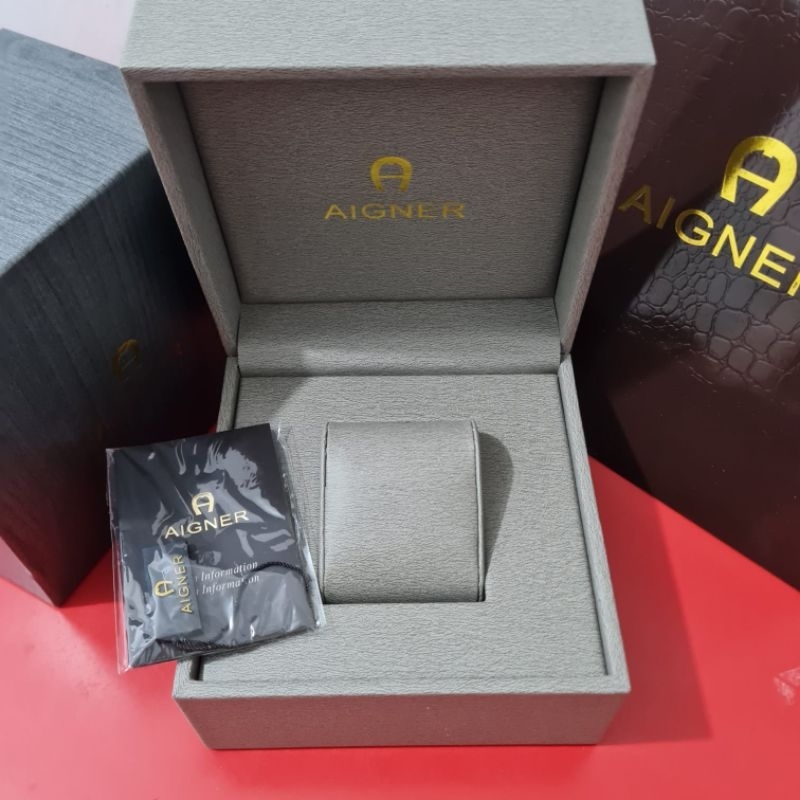 Kotak box jam tangan AIGNER watch model Original fullset
