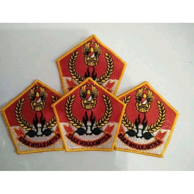 Badge SAKA WIRA KARTIKA Bordir Bet Saka Wira Kartika Bijian