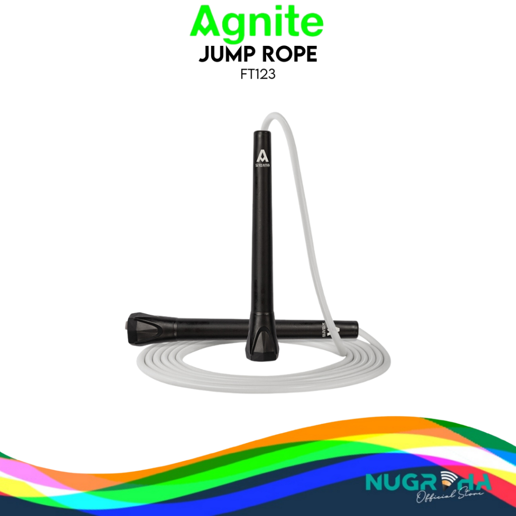 

Agnite Tali Skipping / Lompat Tali / Jump Rope Dapat di Adjust Bisa untuk tinggi 190 cm FT123