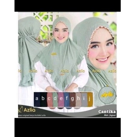 JILBAN AZLIA CANTIKA/JILBAB SLUKUP RENDA BY AZLIA TERBARU