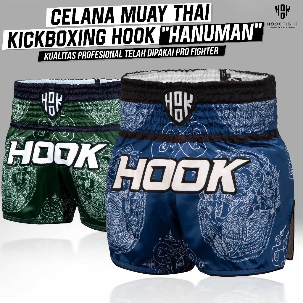 Celana Muaythai Hook, Celana Muay Thai, Celana Muaythai Murah, Muay Thai Shorts, Celana Muay Thai Bo