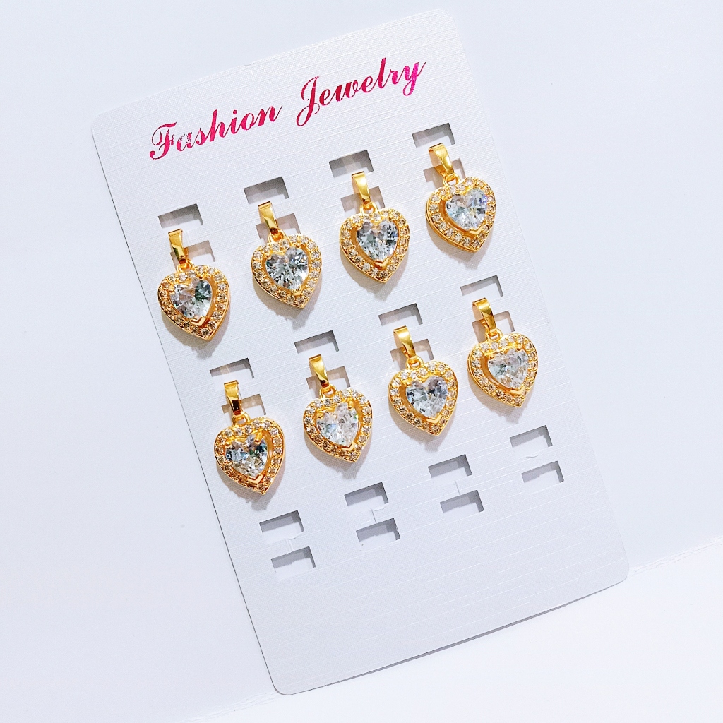 LID10 Grosir Liontin Batu Permata Lapis Emas Liontin Dewasa