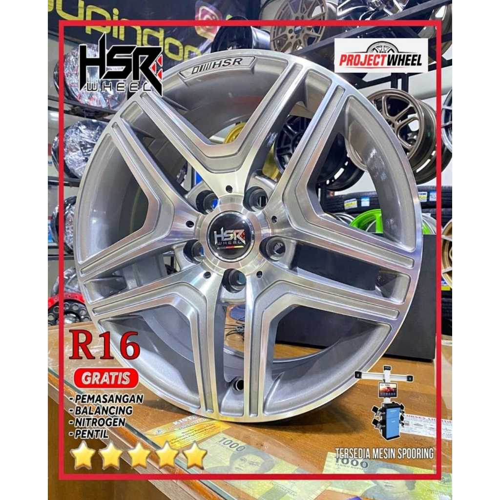 Velg Hsr Rostock Ml Ring 16 Untuk Mobil Ertiga Luxio Gran Max dll