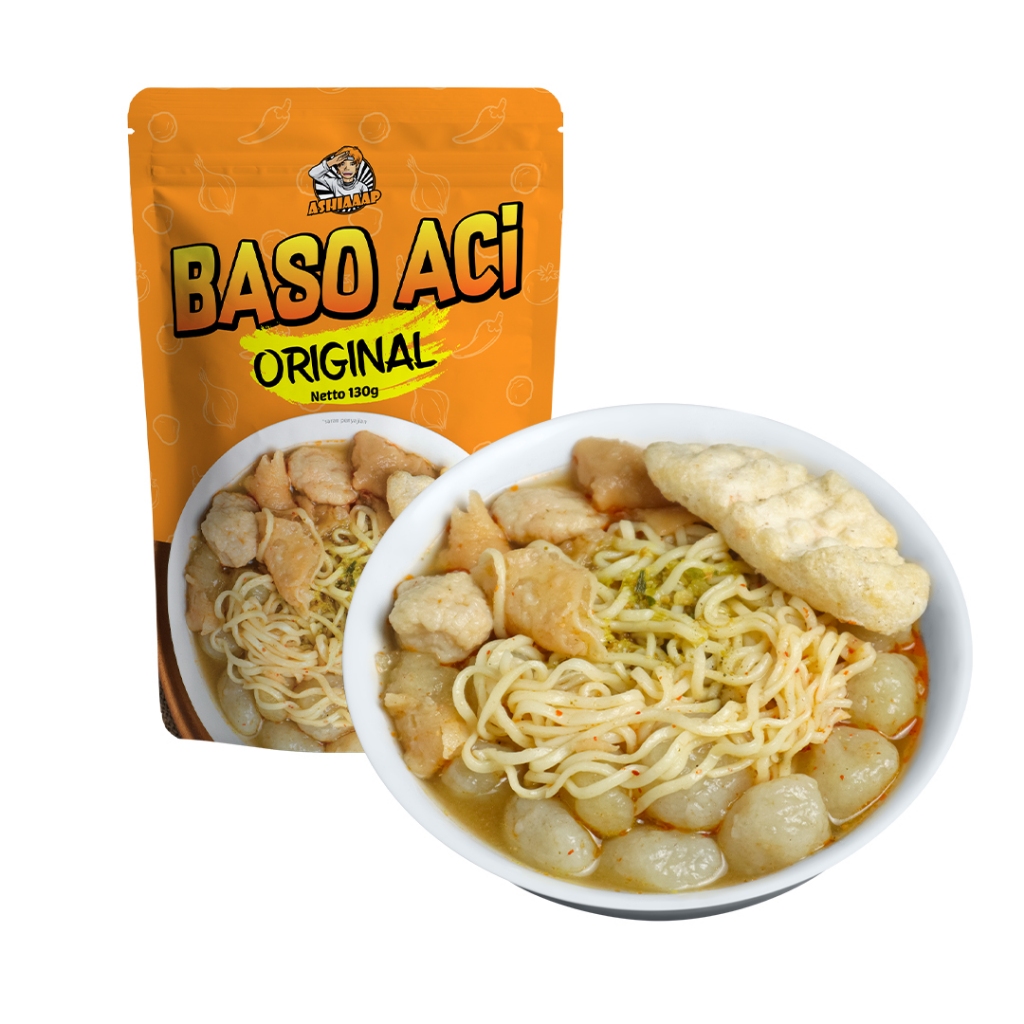 

Ashiaaap Bakso Aci Original (130 gram) Baso Cemilan Instan Pedas Gurih Mantap Jiwa Khas Garut