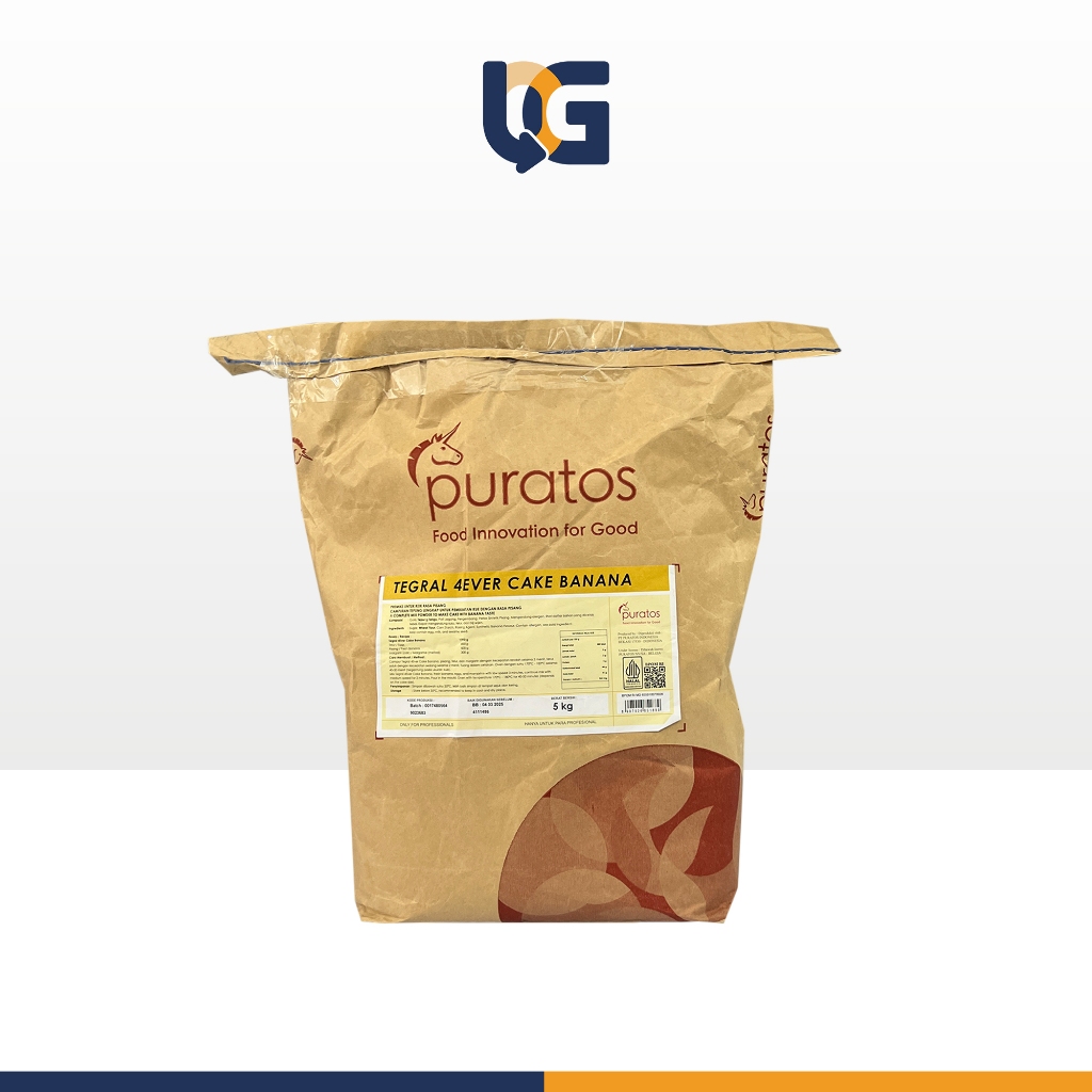

Tepung Premix Tegral Cake Banana Puratos Rasa Pisang Pekanbaru Ukuran 5 Kg