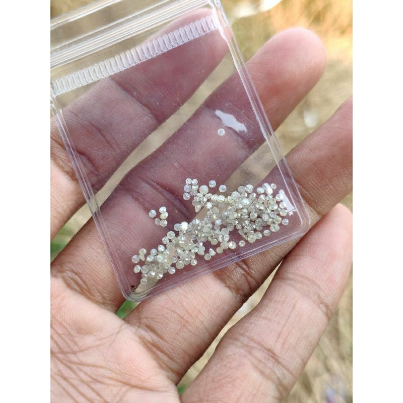 Tabur berlian eropa asli 100% per crat lepasan berlian berlian kecil
