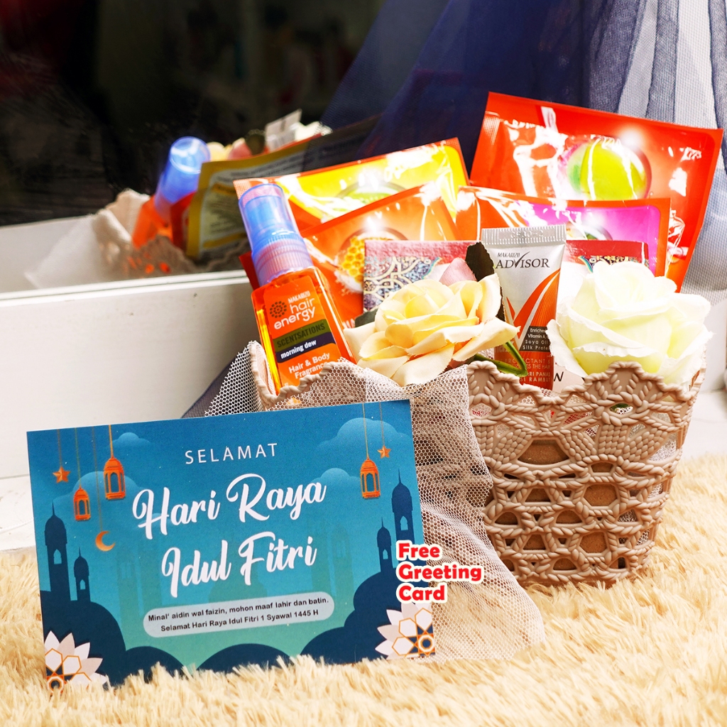 

HAMPERS Lebaran Makarizo Hair Care Creambath Rambut Vitamin Rambut Parcel Ramadhan