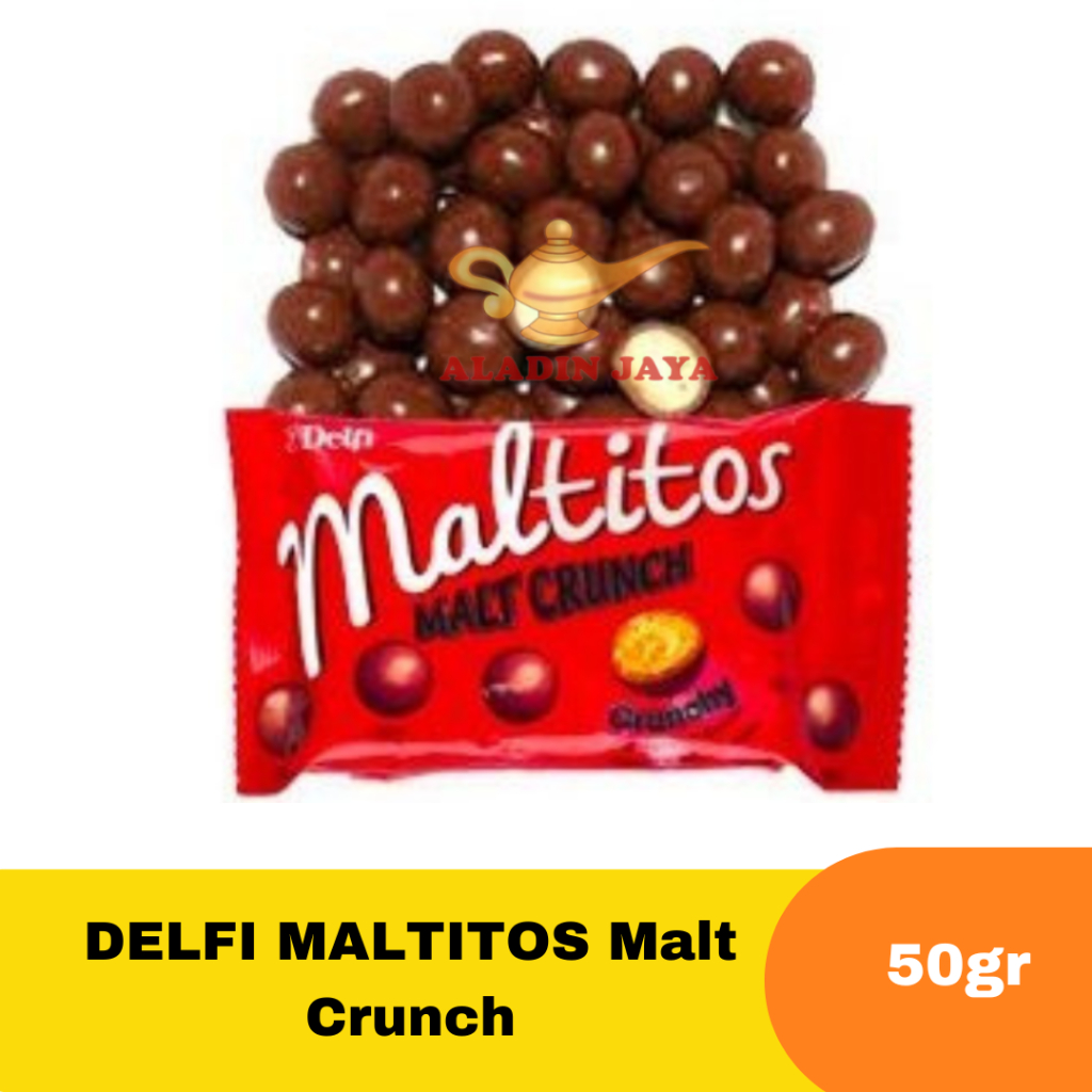 

DELFI MALTITOS Malt Crunch ukuran 50gr