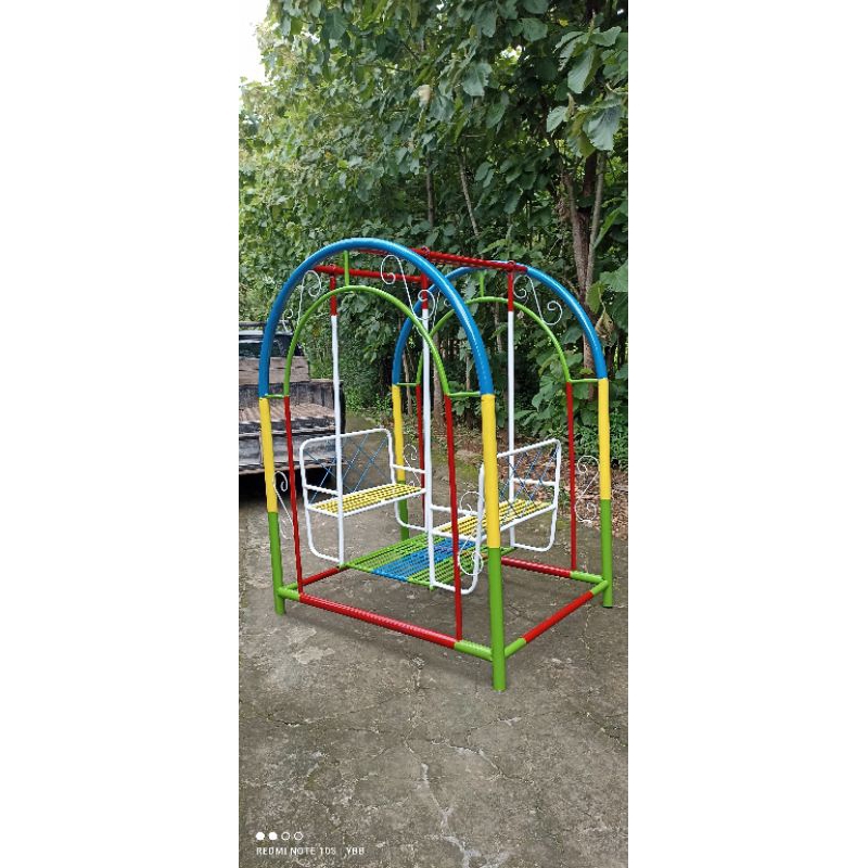 Ayunan Besi Model Gapura/ayunan besi/ayunan gapura/ayunan taman/ayunan untuk sekolah Bisa Bayar COD 