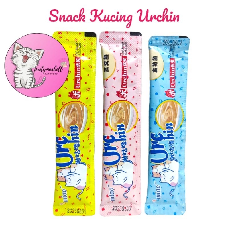 Urchin Cat Snack Cemilan Makanan Kucing Murah