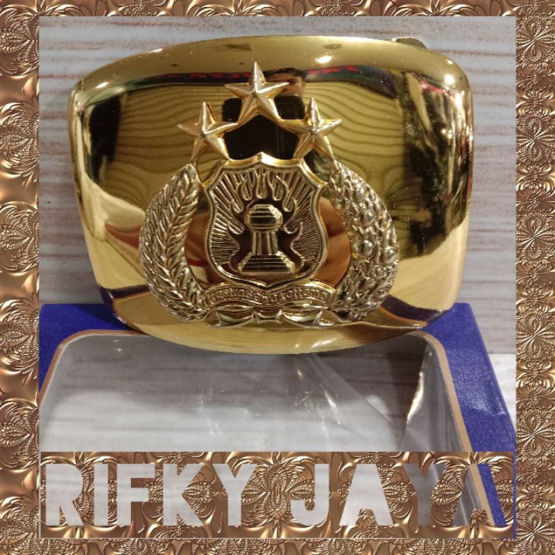 Bangkol Kopel/Kepala Kopel/Kepala sabuk. Polri